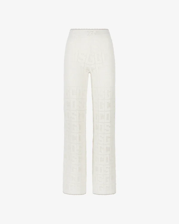 GCDS MONOGRAM MACRAMÉ TROUSERS