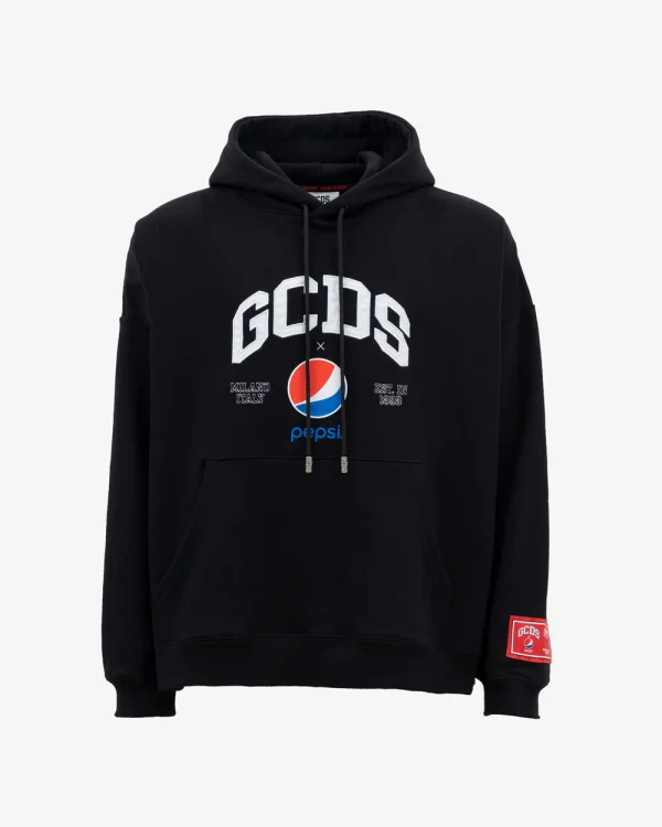 GCDS X PEPSI LOGO LOUNGE HOODIE