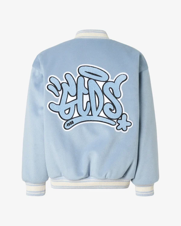 GRAFFITI LOGO VARSITY BOMBER