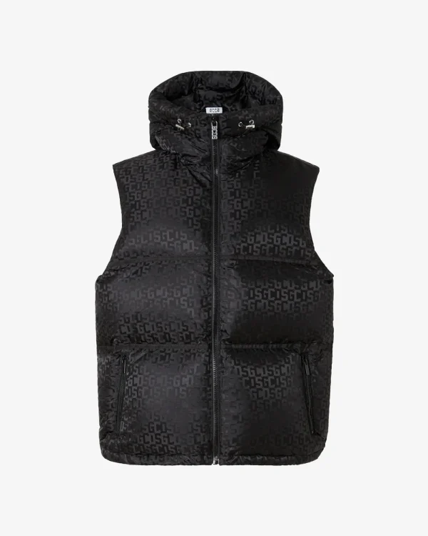 GCDS MONOGRAM PUFFY VEST