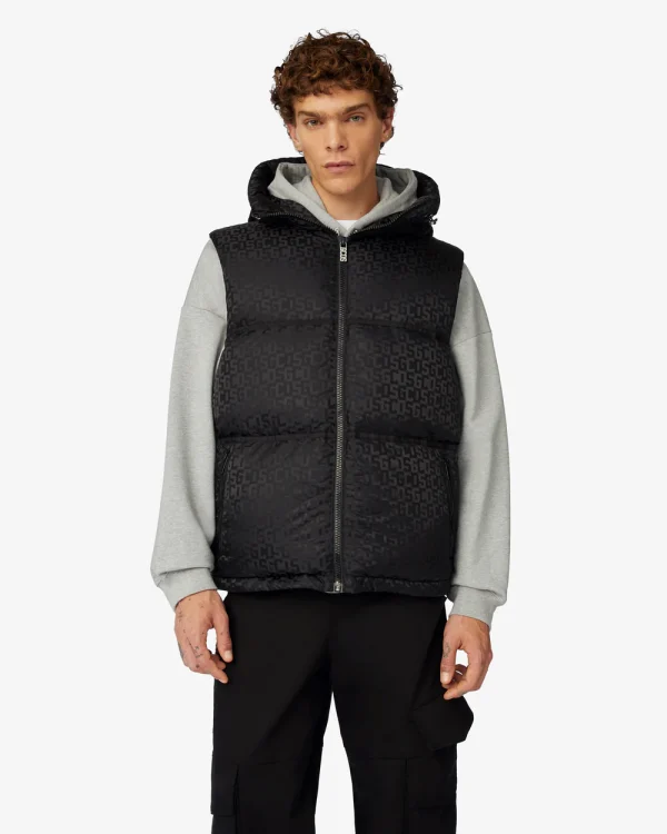 GCDS MONOGRAM PUFFY VEST