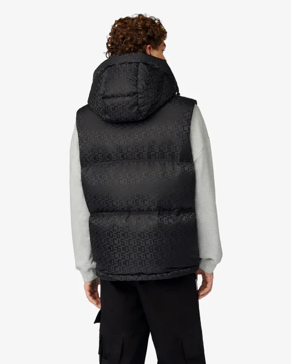 GCDS MONOGRAM PUFFY VEST