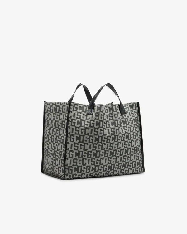 GCDS MONOGRAM WEEKEND BAG