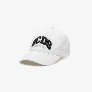 GCDS White LOGO LOUNGE BASEBALL HAT